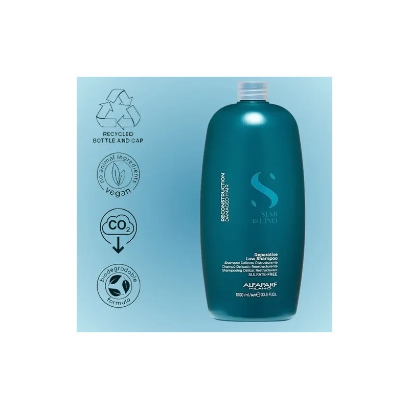 Shampoo Reconstrucción Semi Delino Alfaparf Cabello Dañado 1000 ML