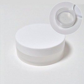 Large Toner Pad Case Empty Container for DIY Repackaging Portable All White 4ea