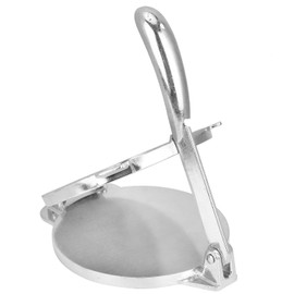 Junlucki Flour Press, Aluminum Alloy Tortilla Press, for Rotis, Empanadas Arepas, Quesadillas Tortillas, Patacones