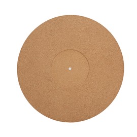 Dpofirs 12 Inch Record Pad Antistatic, Turntable Mat for LP 12 Inch Record Turntable Slipmat Plate Cork Pad Antistatic Anti-Vibration Mat Diameter 295 mm