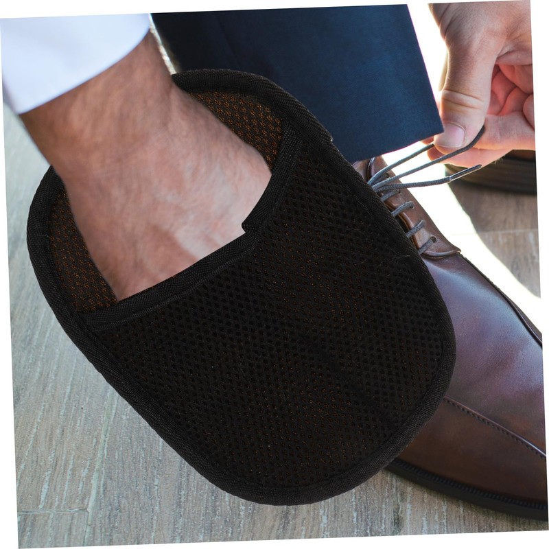 Mikinona Leather Boot Buffing Pad Shoe Polishing Glove Faux Lambswool