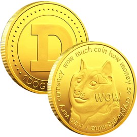 3Pcs Dogecoin Coins-Protective Collectible Gifts. | Blockchain Cryptocurrency | with Original Commemorative Tokens | ​Chase Coin | Doge Cryptocurrency