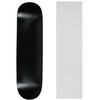 Moose Skateboard Deck Blank Dipped Black 8.0" Clear Grip