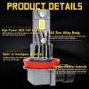 AUIMSOCO H11 H9 H8 LED Headlight Kit Low Beam Bulb