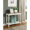 Convenience Concepts French Country Hall Table with Drawer and Shelf