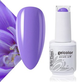 Arte Clavo 15ml Gel Polish Spring Summer Purple Gel Polish Queen of Night Gel Soak Off Nail Lamp Cured Nail Manicure Gel Polish Nail Art Design 2084…