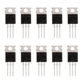BOJACK IRF530 MOSFET Transistors IRF530N 17 A 100 V N-Channel Power MOSFET TO-220AB (Pack of 10 Pcs)