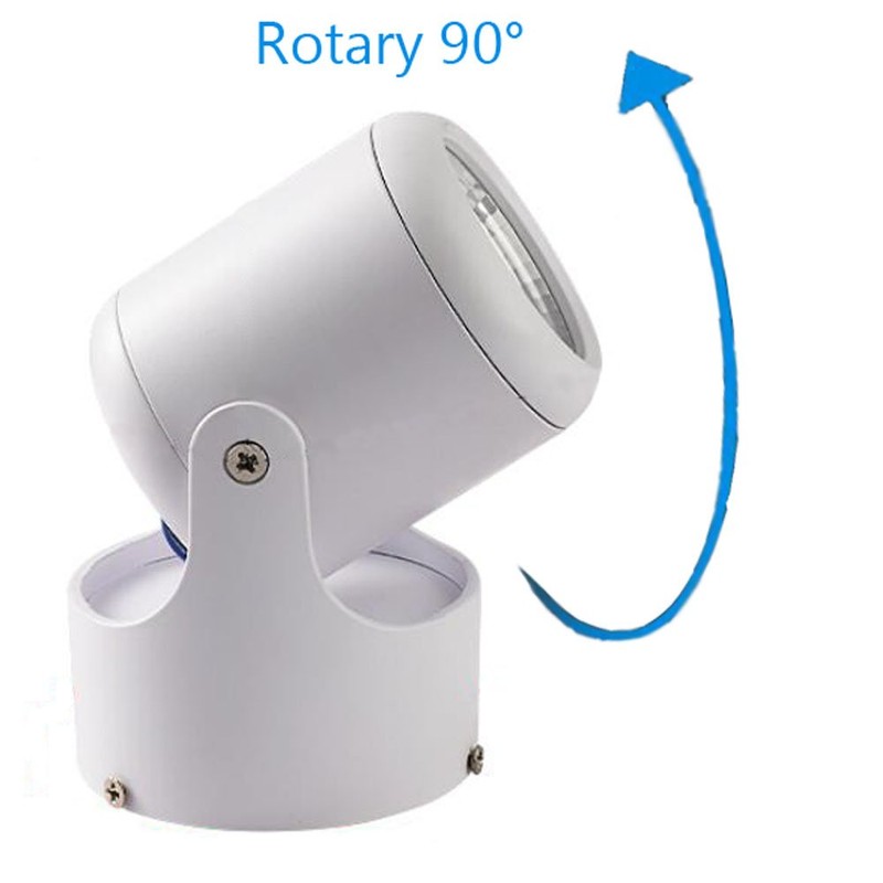 Kiven LED Accent Uplight w/Foot Switch， Handheld Sized Portable Spot