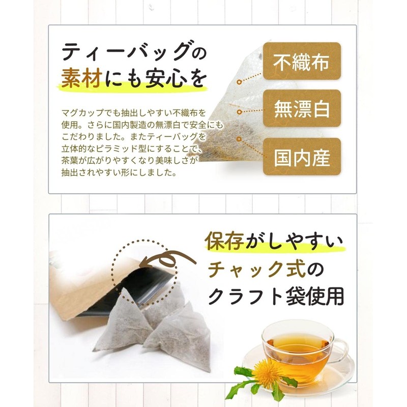 Iro-noen Dandelion Tea 0.07 oz (2 g) x 30 Packets,