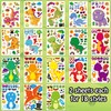 Acevegue 36 Sheets Dino Stickers for Children, Make Your Own