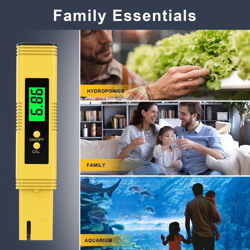 2025 All-New pH Meter for Water - High Accuracy Digital