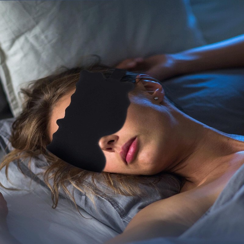 Bookwarm Eye Mask for Sleep, 3D Shape, Blindfold, Restful Sleep,