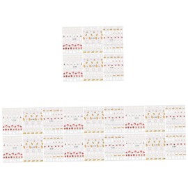 Minkissy 24sheets Easter Bunny Nail Art Stickers Cute Nail Decals Decor for Glamorous Designs for Home Use and Creative Projects
