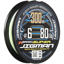 Yotsuami X-Braid Super Jigman X8, 984.3 ft (300 m), 80 lbs (Gou No. 6), 5 Colors
