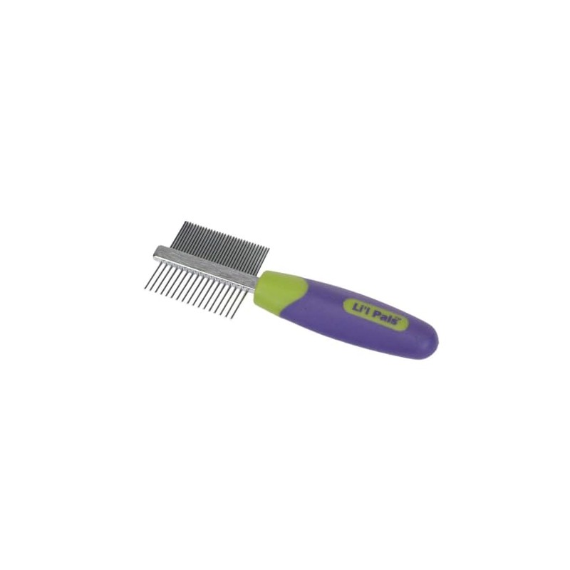 Coastal Pet Li'l Pals Double-Sided Dog Comb - Tick &