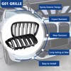 DEKEWEI G01 G02 Grille,Front Kidney Grill Compatible with 2018-2021 X3