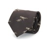 (karora-ta) colorata Tie T-Rex & Triceratops Pattern Dark Brown