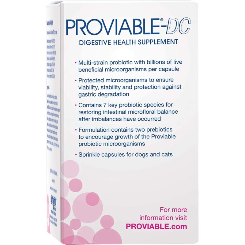 Nutramax Proviable Health Supplement For Cats And Dogs