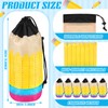 Saypacck 18 Pcs Pencil Drawstring Bags Teacher Gift Bags 4
