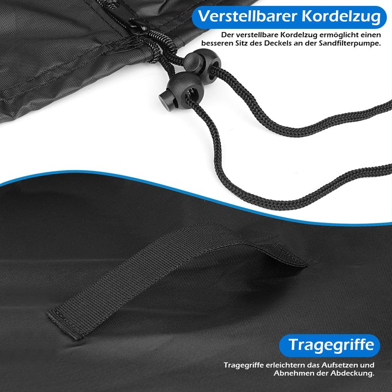 Waterproof Sand Filter System Cover for Intex Krystal Clear Pool