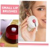FOMIYES 8pcs Lip Brush Set Cosmetic Spatula Holder Makeup Protector