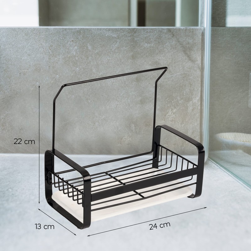 Kitchen Organiser Caddy with Dishcloth Stand – Durable and Reliable