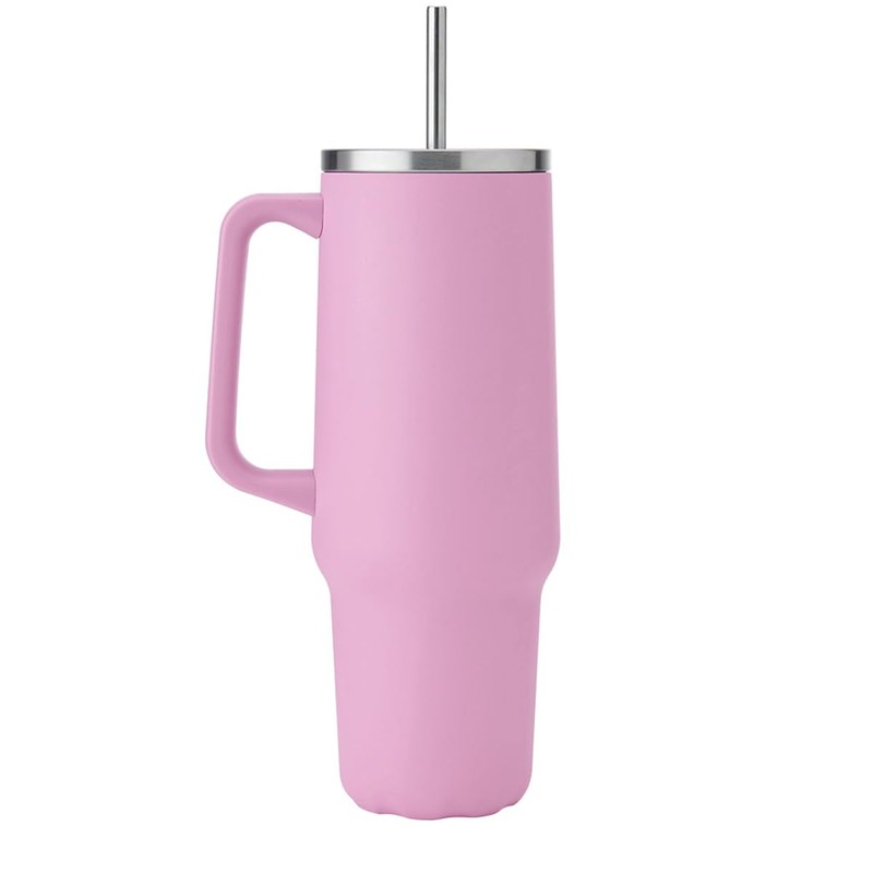 S'well Tumbler XL, Reusable Drink Cup with Straw, Three-Layer Stainless