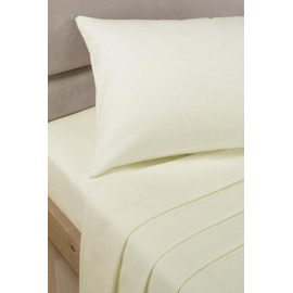 Chic at Home Luxury Percale Extra Deep Fitted Cream, Beige, King