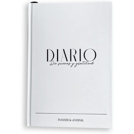 Diario de gratitud diario y planificador de sueños (Edición en Español) Sin fecha 2 en 1 Para atención plena, propósito y éxito Incluye espejo para afirmaciones y caja de regalo de lujo