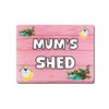 decalarama Mum Garden Metal Sign Gift – Mum's Shed -