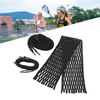 String Lacrosse Mesh Kit,Durable Nylon Lacrosse Mesh Piece Woven Stringing