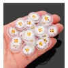 10Pcs Resin Buttons Vibrant Daisy Design for Sewing and DIY