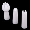3Pcs White Set Whip Cream Dispenser Head Whipped Nozzle Mounting
