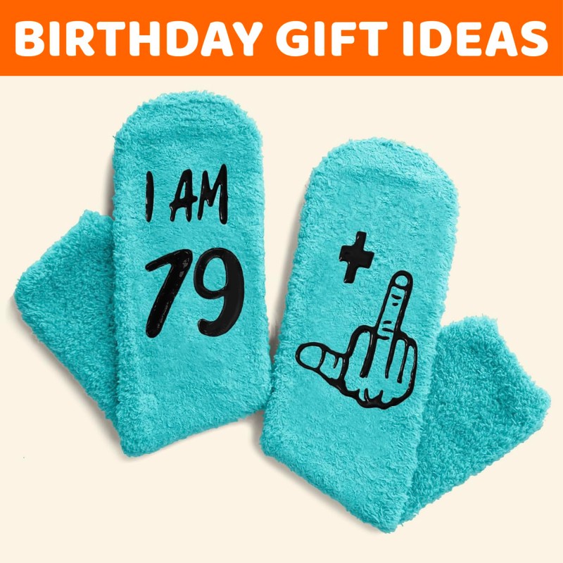 HAPPYPOP 80th Birthday Gifts Years Old - Socks for 80