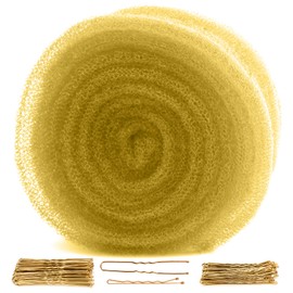 YGQQOY Hair Padding for Updos,Hair Bumps for Volume Insert,Gold Hair Sponge for Updo