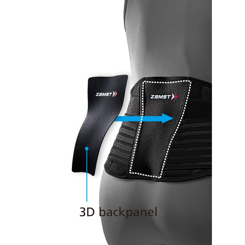 Zamst ZW-7 Orthosis, Black, Medium