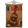 Ornament Collection GS192062-DB-02 Celebrate Guitarron Cinco De Mayo Burlap Country&Primitive