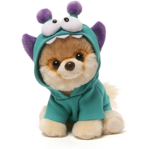 "GUND Itty Bitty Boo #034 Monsteroo Dog Stuffed Animal Plush, 5""", multi color