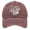 Let's Drink and Judge People Sun Hat Cool Hat Wine