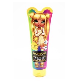 Rainbow High Sunny 2-in-1 Shower Gel & Shampoo for Kids & Adults - Vegan, 98% Natural, Hydrating & Gentle Body Wash & Hair Cleanser with Aloe & Chamomile, Soft & Nourished Skin, Mild Scent – 240ml