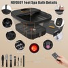 Foot Spa Bath Massager with Heat, Bubble, Temperature Control, Remote