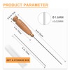 3D Printer Cleaning Filament Clog Tool with Wood Handle,The Must-Have