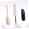 Kisangel 2pcs Whistle Brush Soprano Saxophone Horn Cleaning Brush Cleaning