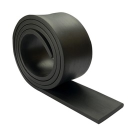 Rubber Strips 5 mm Rubber Mat 5 cm x 1 m Rubber Strips Hard Rubber Solid Rubber Scraper Strip Non-Slip Insulating Ideal for Use as Protection in Industrial Garage Applications (50 x 5 mm x 1 m)