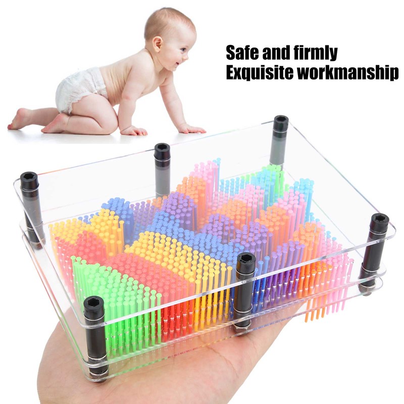 3D Clone Pin Art Toy Pin Sculpture Board for Children