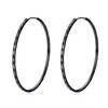 YFN Hoop Earrings Sterling Silver Polished Round Circle Endless Earrings