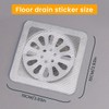 25 Pack,4" X 4" Disposable Shower Drain Cover Hair Catcher,