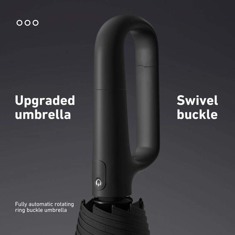 Automatic Folding Umbrella, 1 Count/60pcs Portable Rain Umbrella with Loop