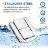 EMAGEREN Pack of 10 Box Clasps, Suitcase Clasp, Silver Wooden