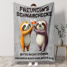 TheGiffter Best Friend Gifts, Cuddly Blanket, Special Gifts for Girlfriend for Christmas, Birthday, Valentine's Day, Birthday Gift for Best Friend Blanket